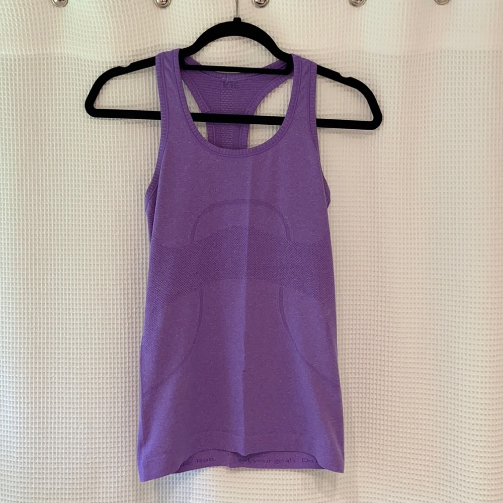 Purple lululemon tank top